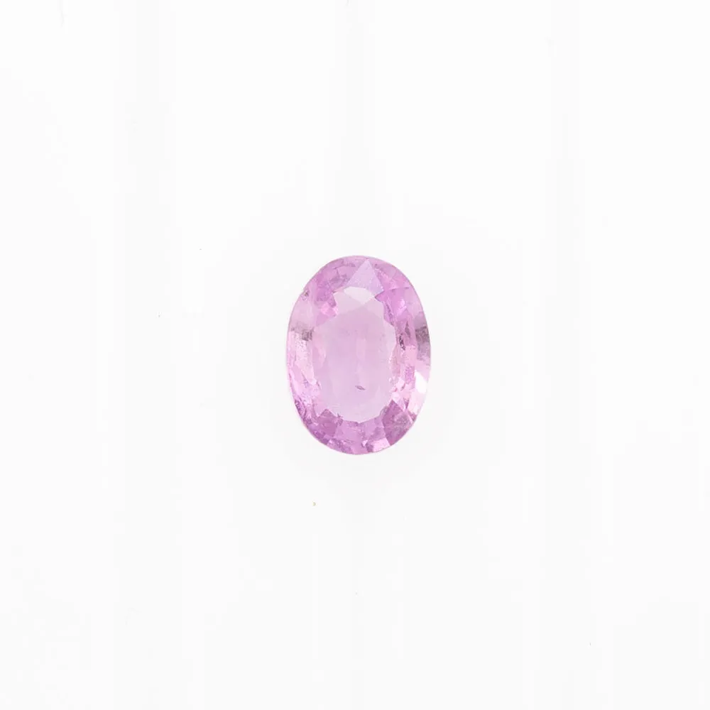 0.93ct Oval Cut Light Pink Ceylon Sapphire