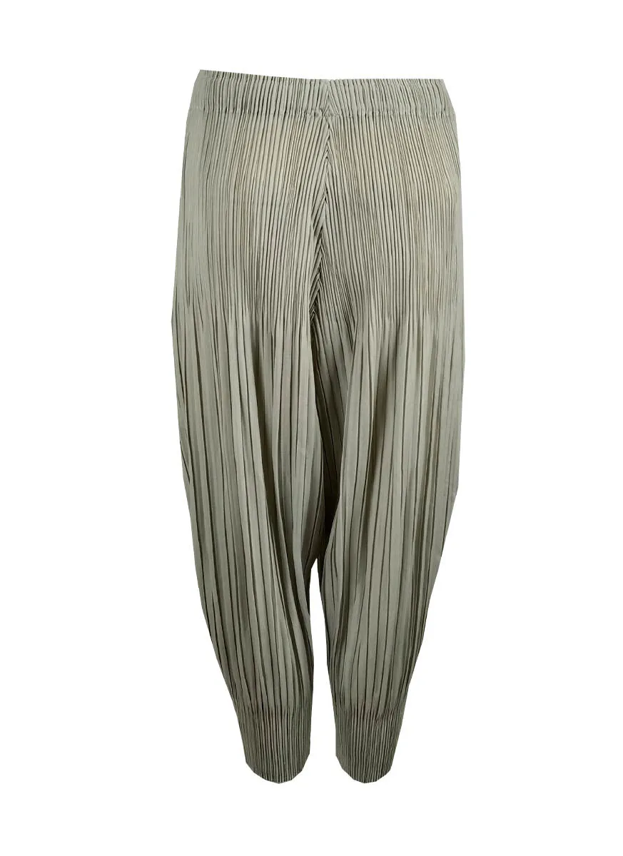 3190069 Pleats Jogger Pants *Light Green