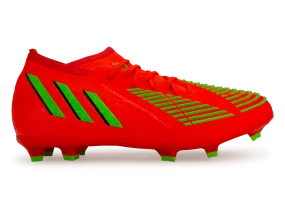 adidas Kids Predator Edge.1 FG Solar Red/Solar Green