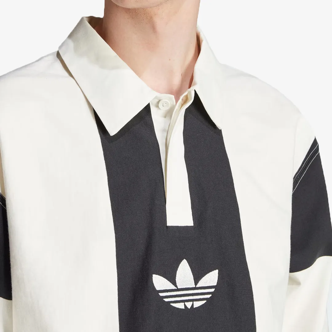 Adidas Originals | HACK RUGBY LONG SLEEVE TEE  { BLACK/WHITE