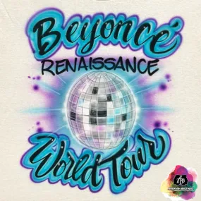 Airbrush Beyonce Renaissance Tour Shirt