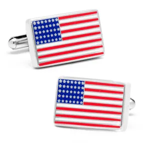 American Flag Cufflinks