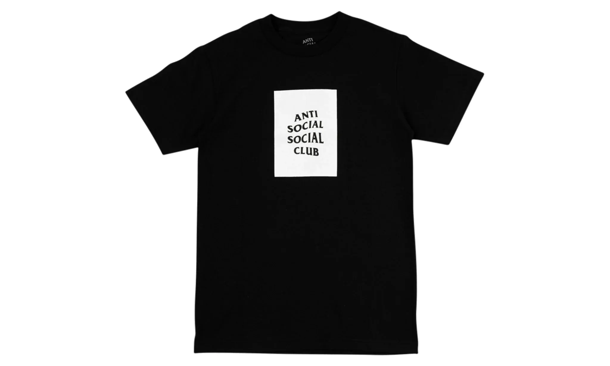 Anti Social Social Club Box Logo Tee (Black)