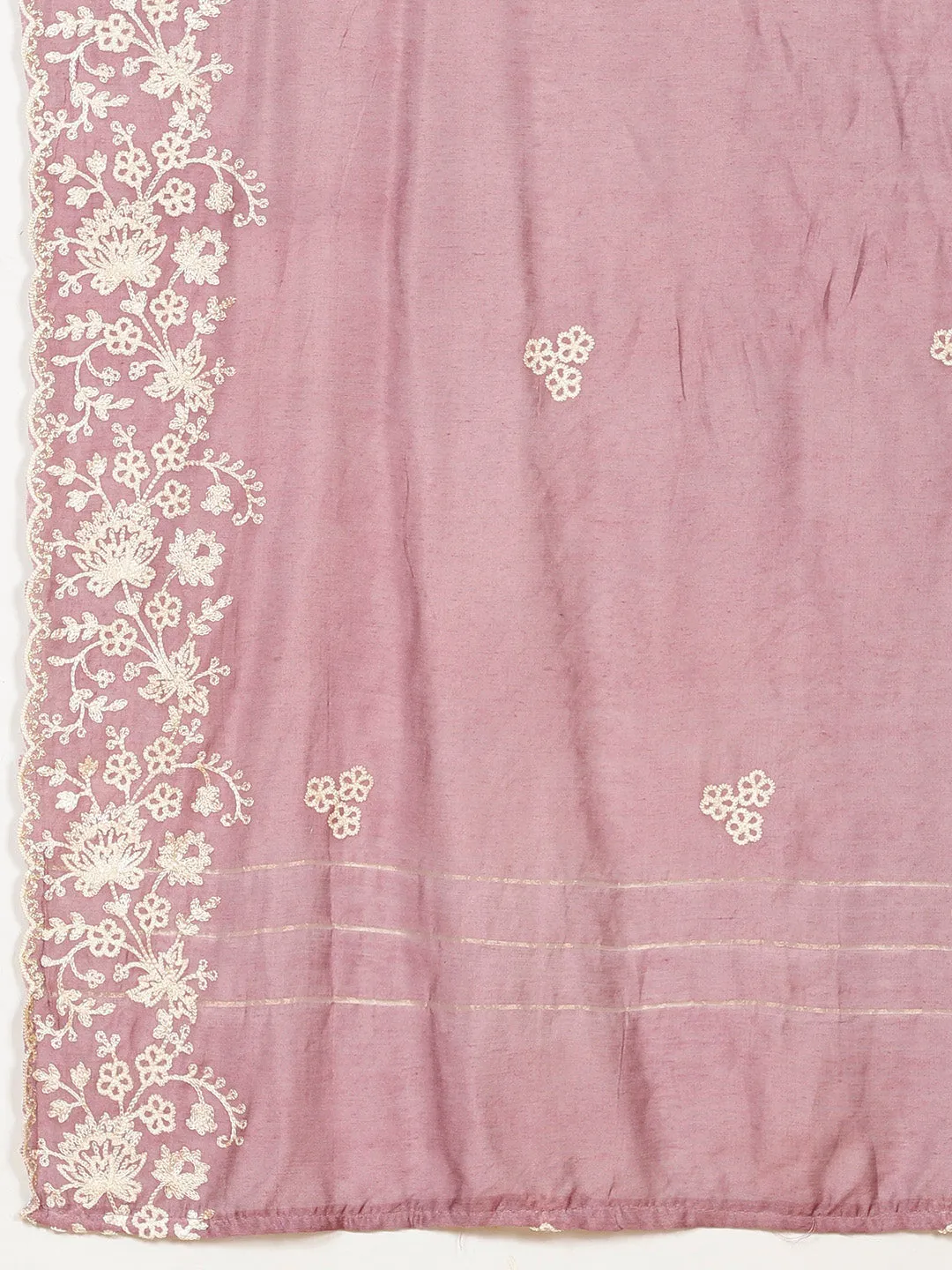 Bandhani Printed Cotton Unstitched Suit Piece With Dupatta