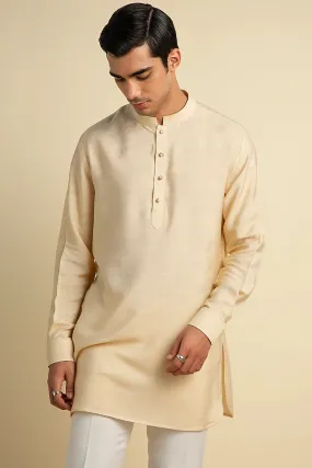 Beige Short Kurta