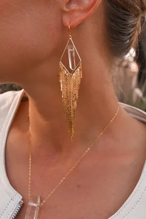 Big Vision Quartz Earrings