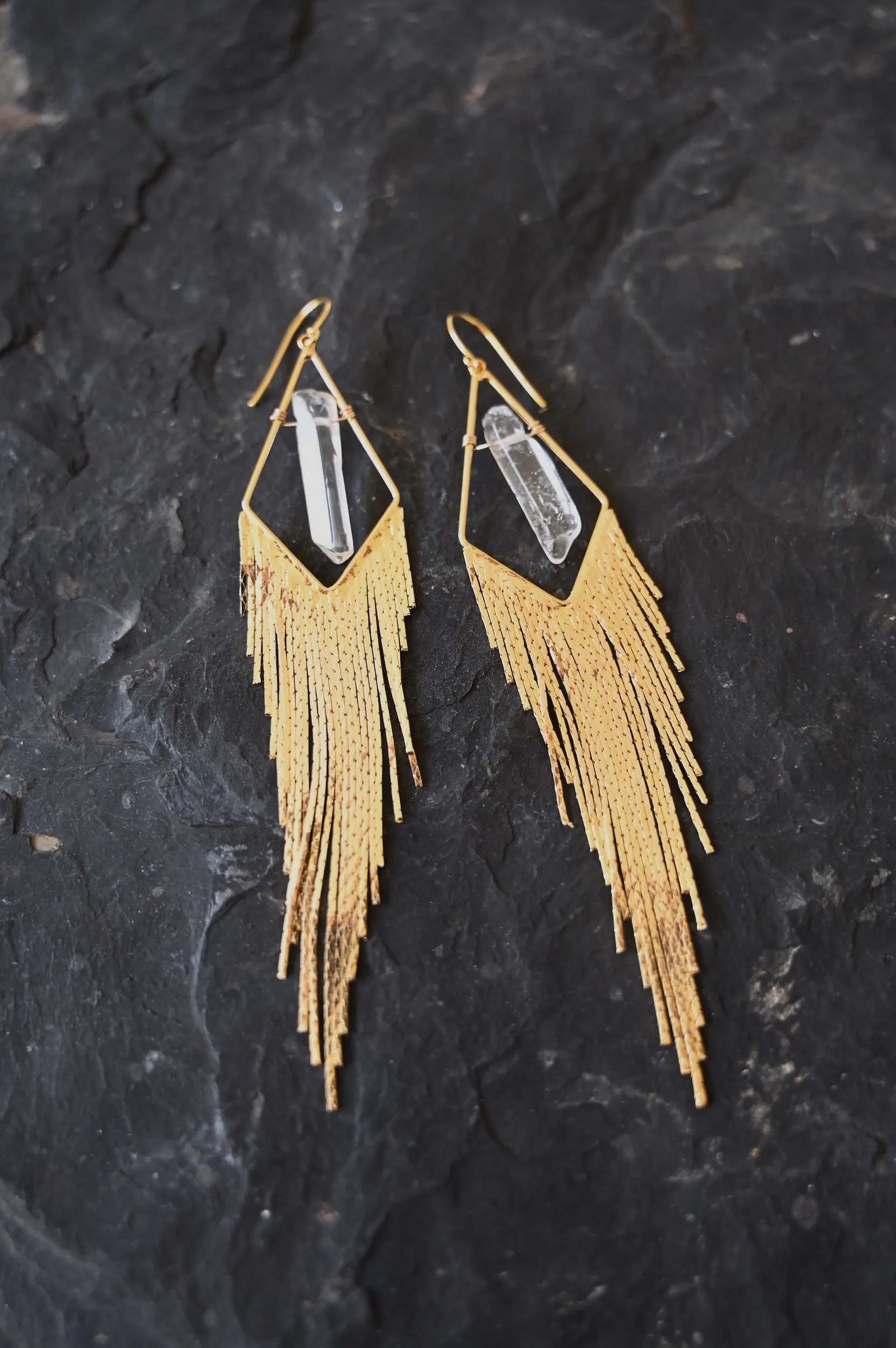 Big Vision Quartz Earrings