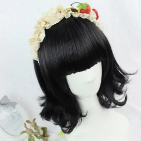 Black Short Bang Wig SD00721