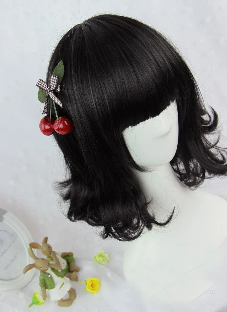 Black Short Bang Wig SD00721