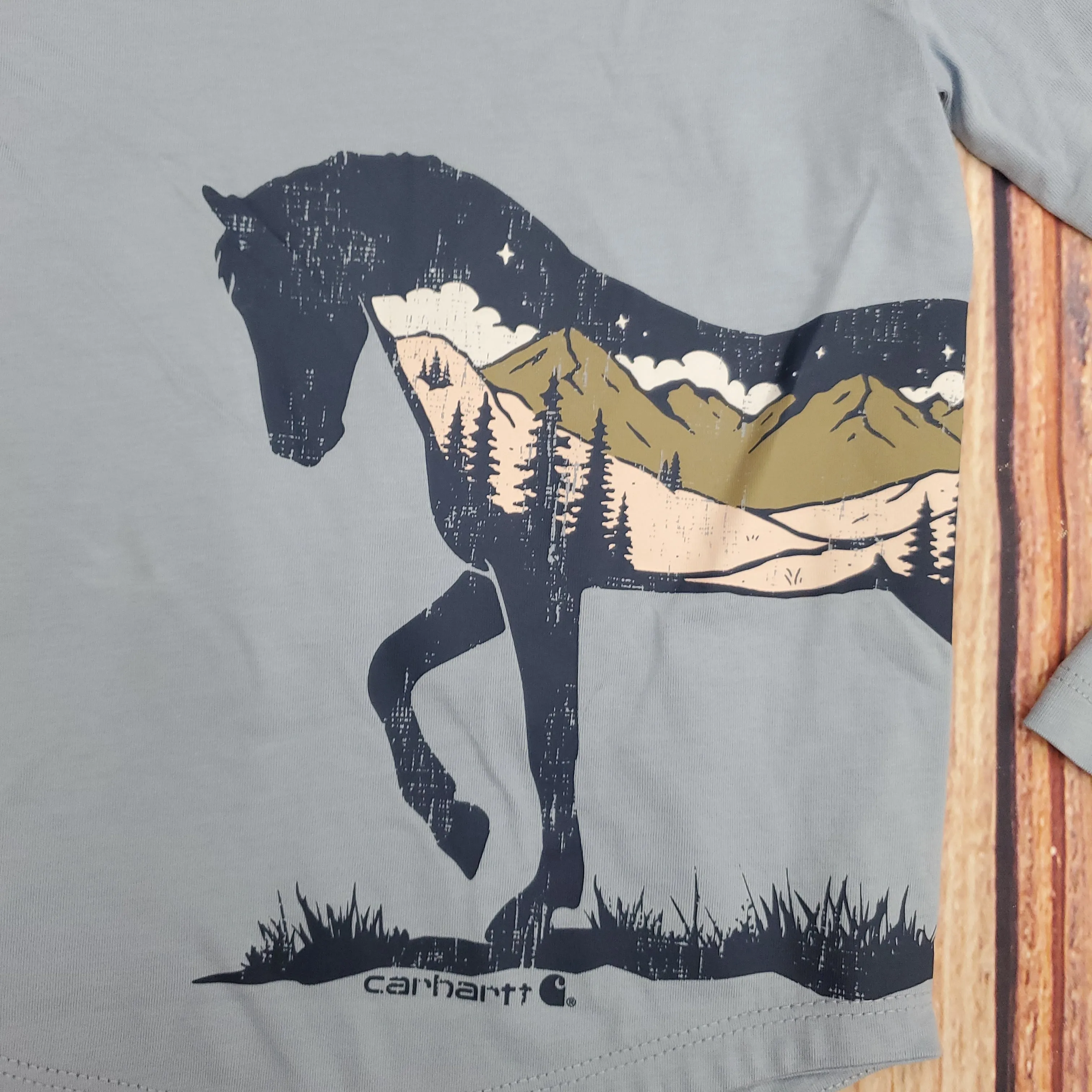 Carhartt LS Starry Horse Blue Shirt