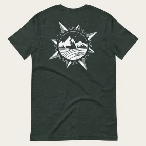 Compass Tee - Heather Forest