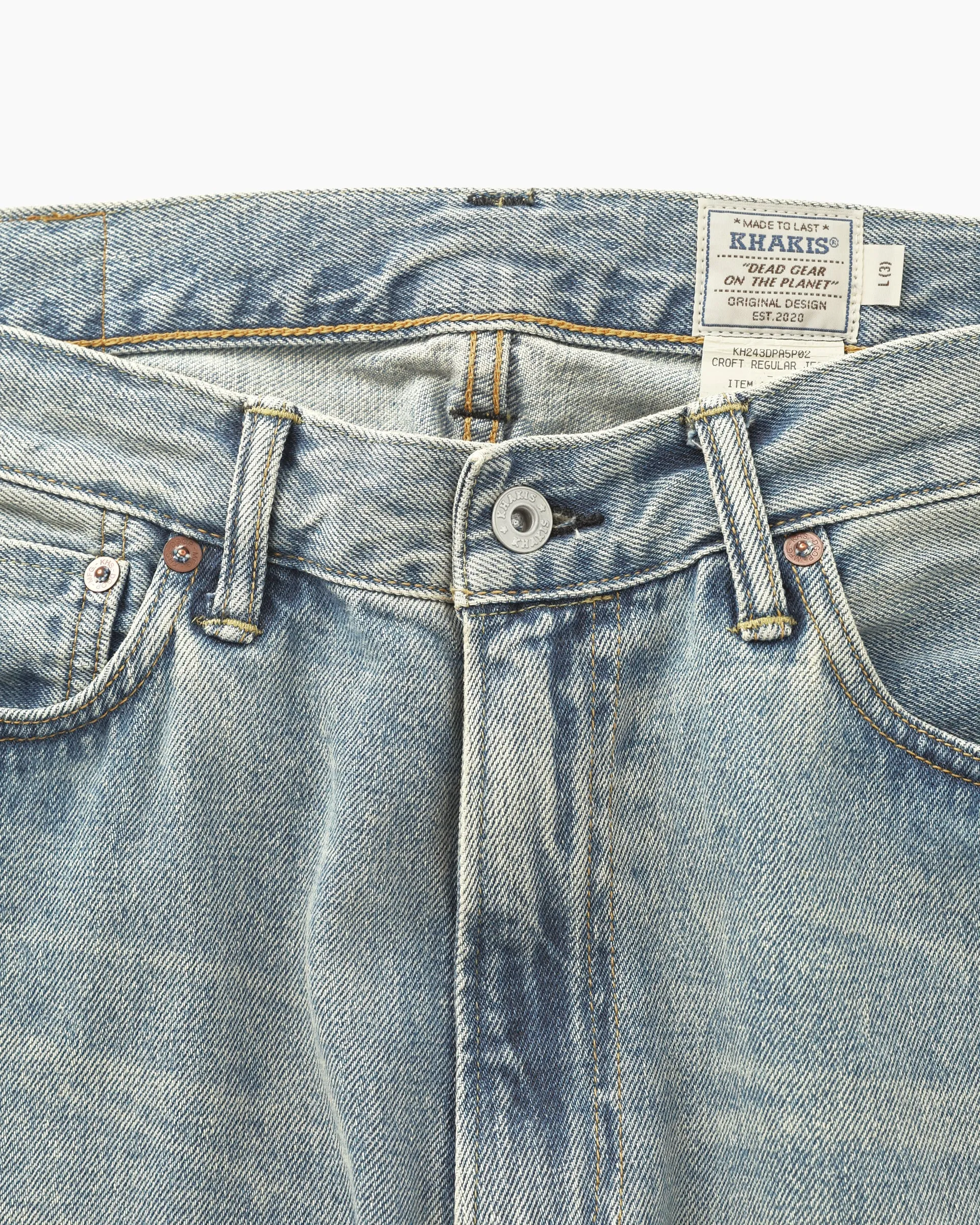 Croft Regular Jean Light Blue