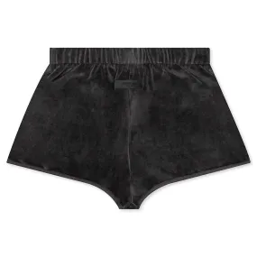 Essentials Women's Velour Beach Short - Iron