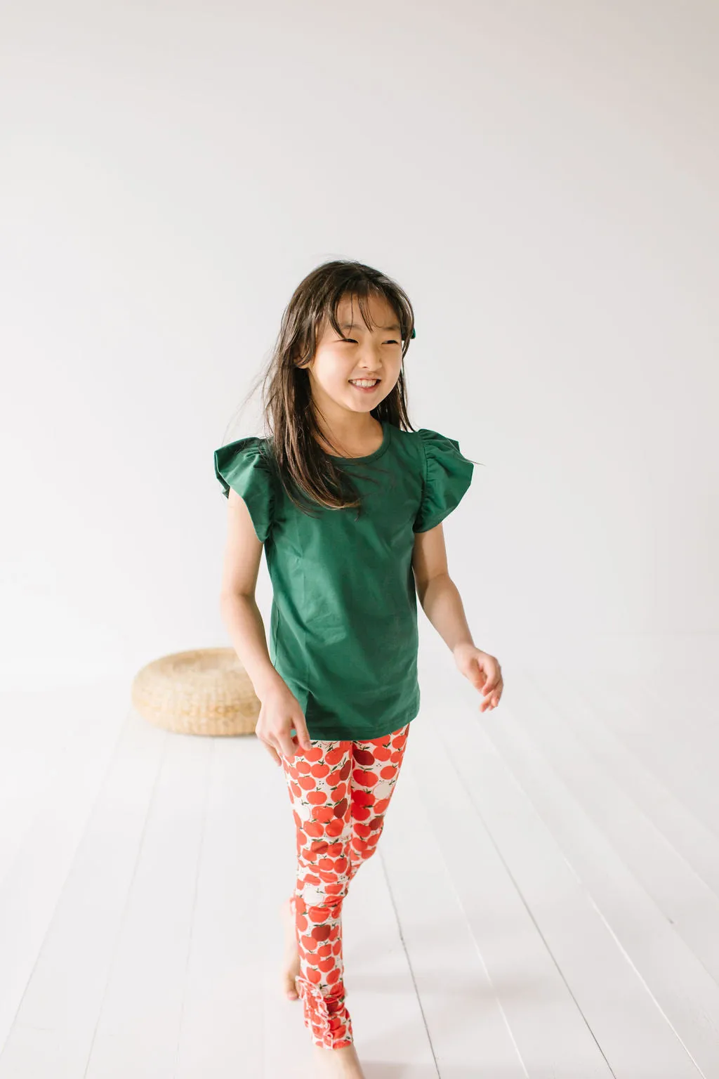 Flutter Tee in Evergreen