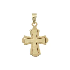 John 3:16 Gold Orthodox Cross