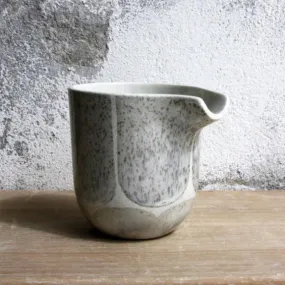 Jug, Light Stone Grey w/ brush strokes (medium)