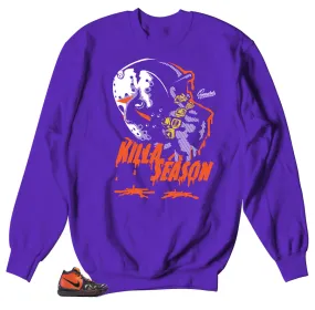 Kyrie 4 Dia De Los Muertos Sweater - Killa Season - Purple