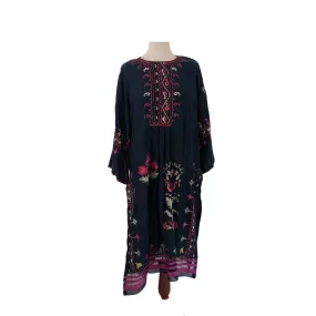 Miraka by Misha Lakhani Navy and Purple Embroidered Kurta | Pre Loved |