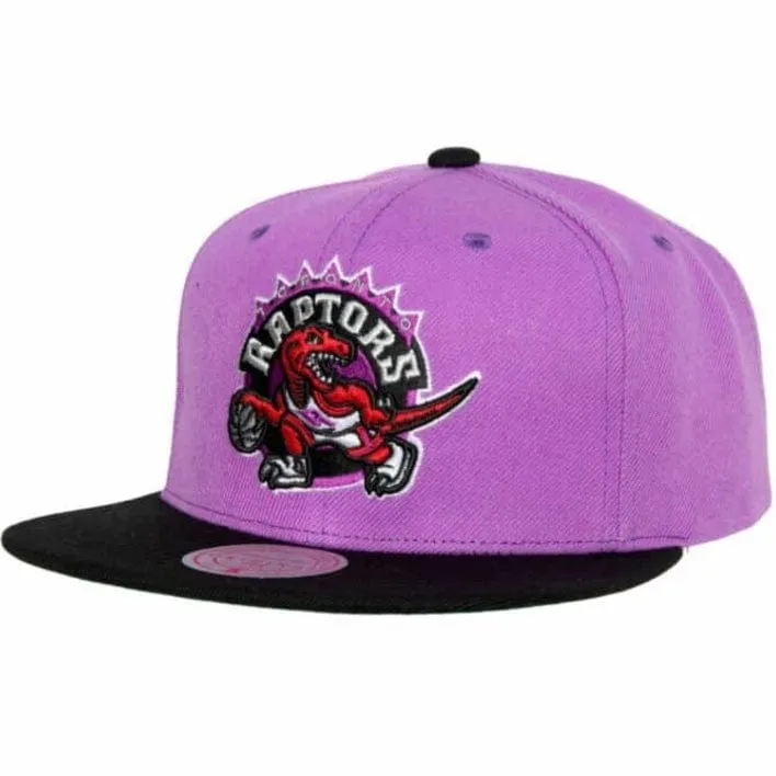 Mitchell & Ness NBA Toronto Raptors Side Core 2.0 HWC Snapback (Purple/Black)