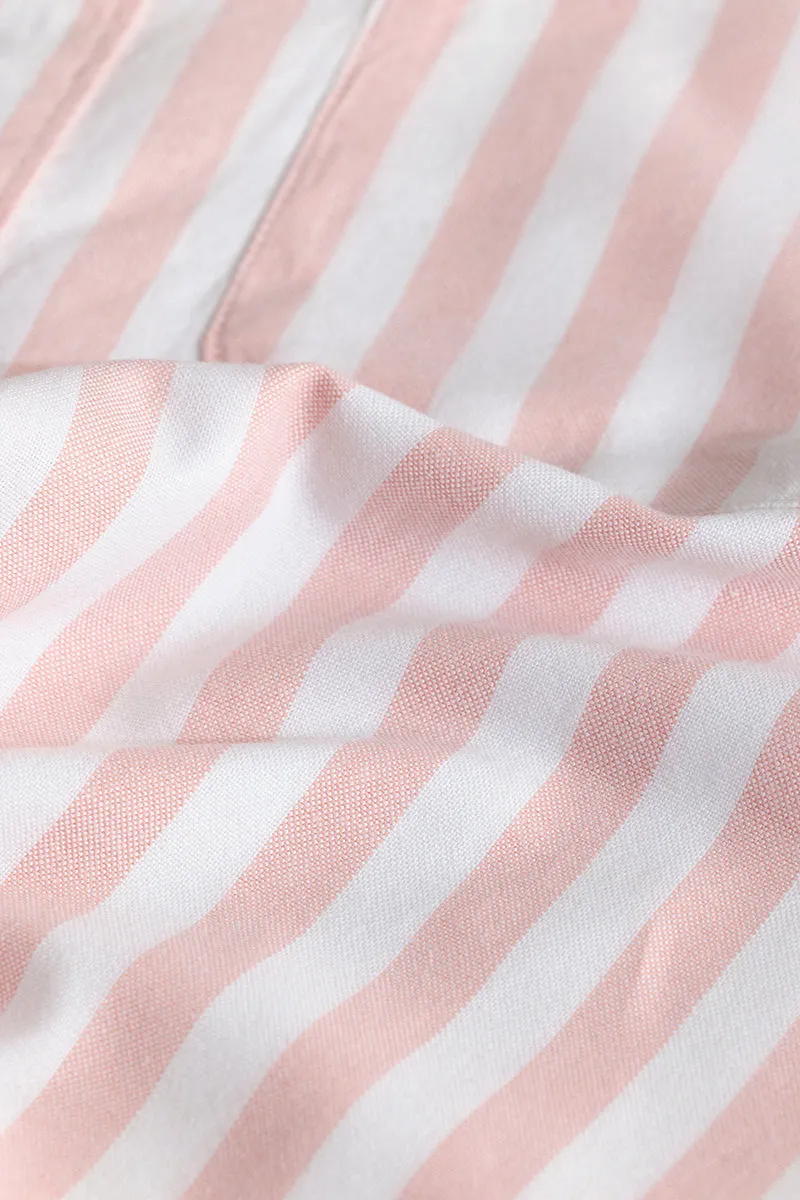 Pinstripe Pink Shirt