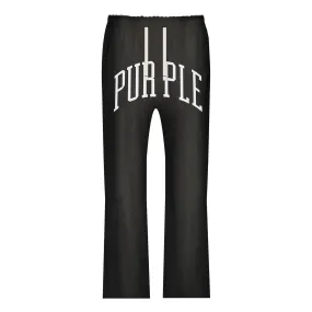 Purple Brand HWT Fleece Flared Pant (Black) - P459-HBBC124