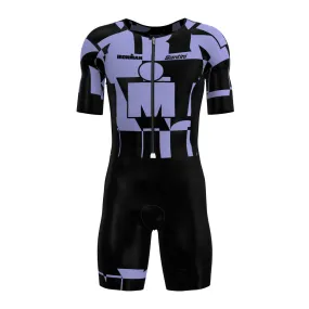 Santini Women Im Enigma Trisuit Short Sleeve -Lilac