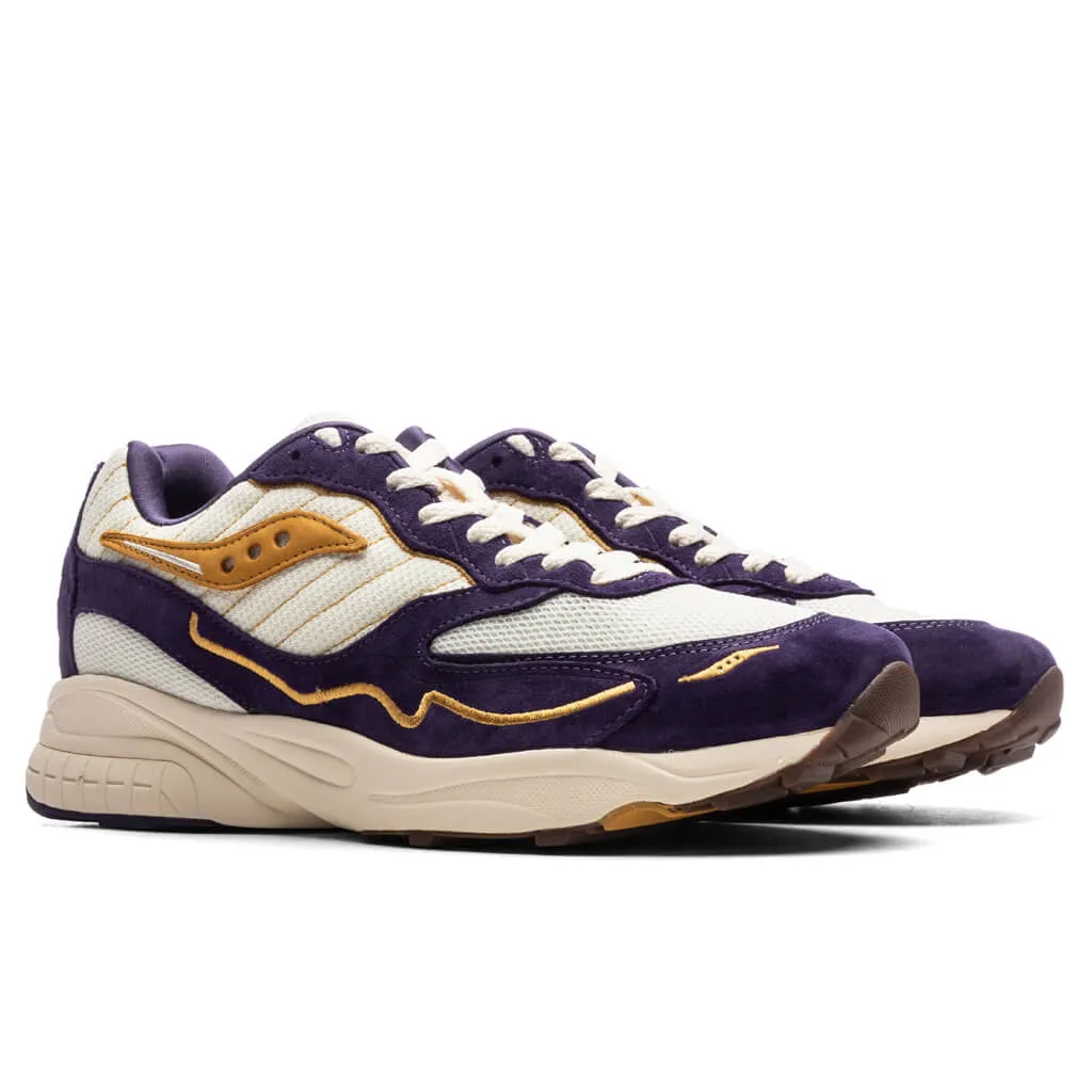 Saucony x Claima Claim a Seat 3D Grid Hurricane - Purple/Cream