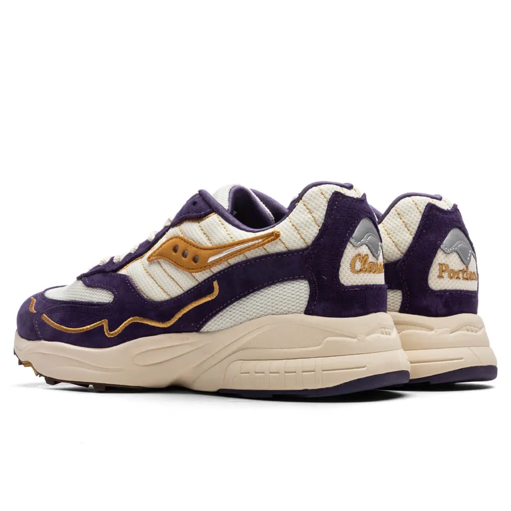 Saucony x Claima Claim a Seat 3D Grid Hurricane - Purple/Cream