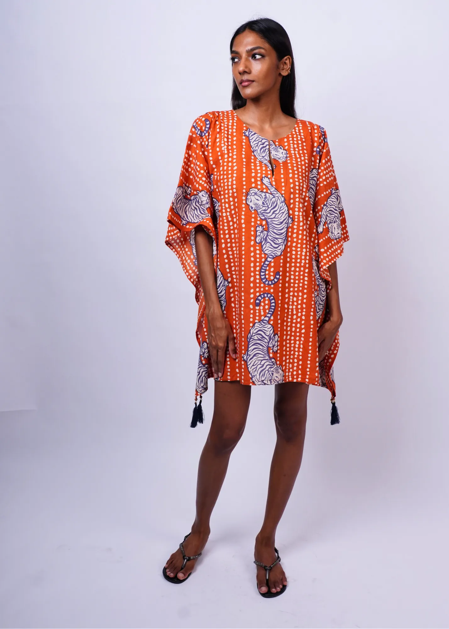 Short Caftan - Earth Tiger