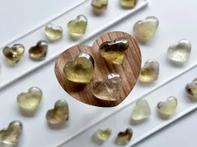 Smoky Citrine Heart