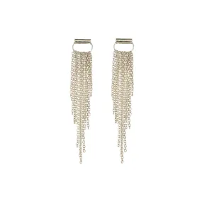 Sterling Silver Short Swimsuit Earrings