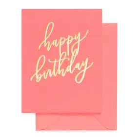 SUGAR PAPER | Neon Happy Birthday Card