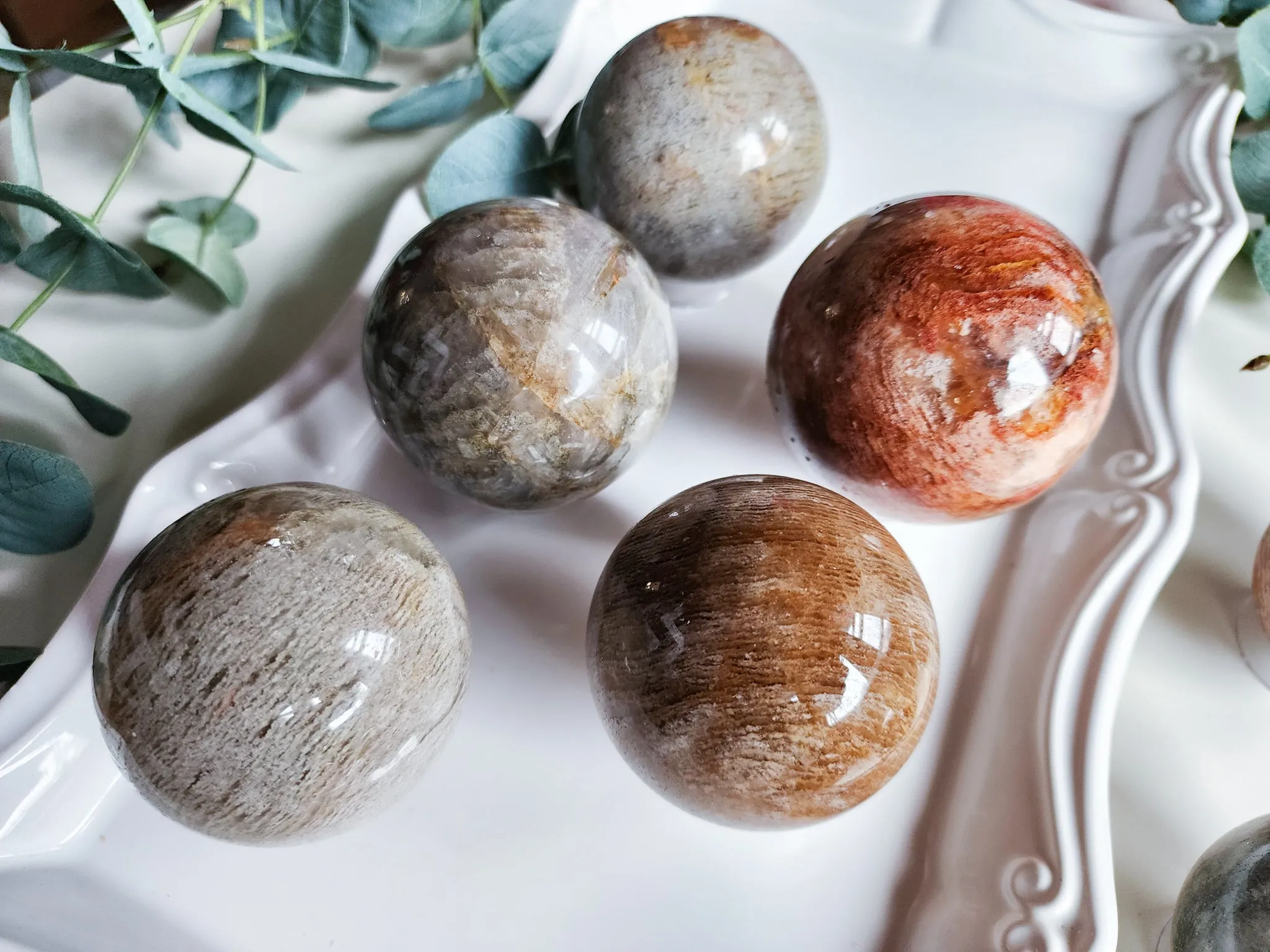 Thousand Layer (Lodolite) Quartz Sphere