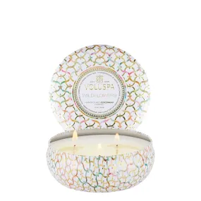 VOLUSPA | Wildflowers 3 Wick Tin Candle