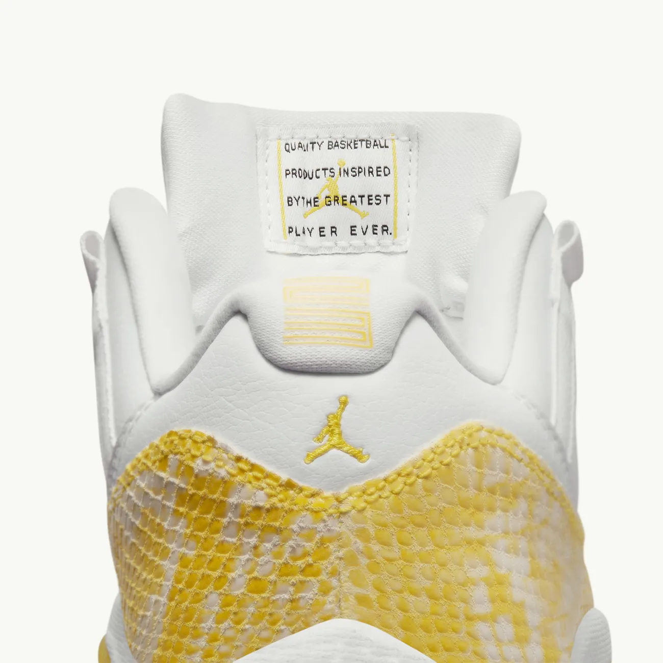 WOMENS AIR JORDAN 11 RETRO LOW WHITE TOUR YELLOW WHITE