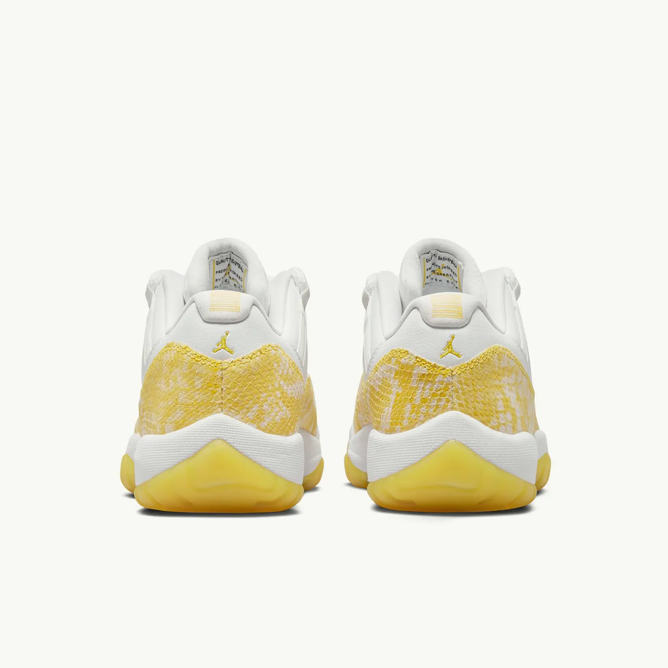 WOMENS AIR JORDAN 11 RETRO LOW WHITE TOUR YELLOW WHITE