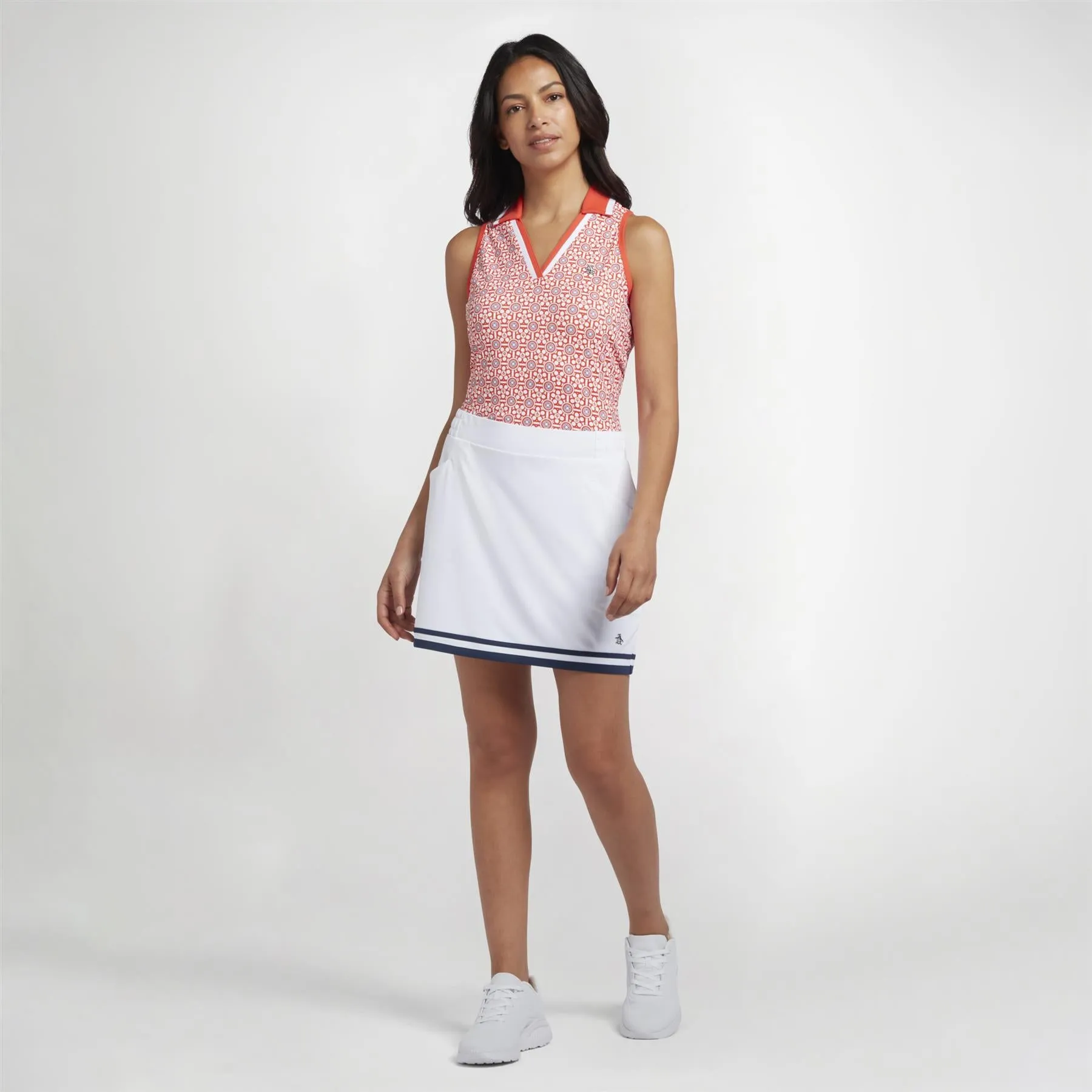 Womens Essential 16 Colour Block Skort Bright White - 2024